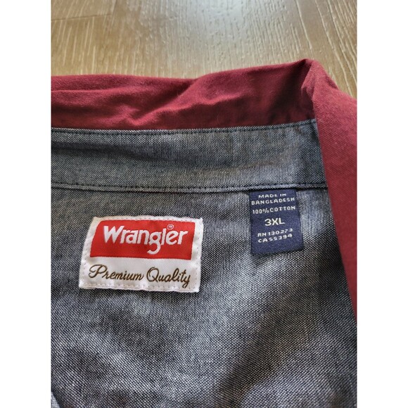 Wrangler Lot of 3 Relax Fit 3XL Short Sleeved Shirts - Picture 6 of 13